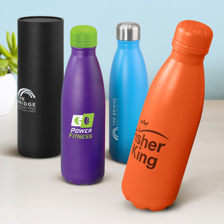 Mirage Powder Coated Vacuum Bottle - Feature