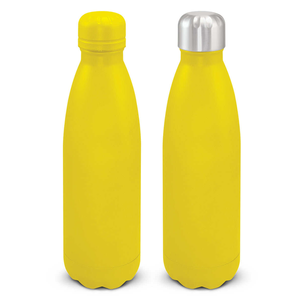 Mirage Powder Coated Vacuum Bottle - Yellow