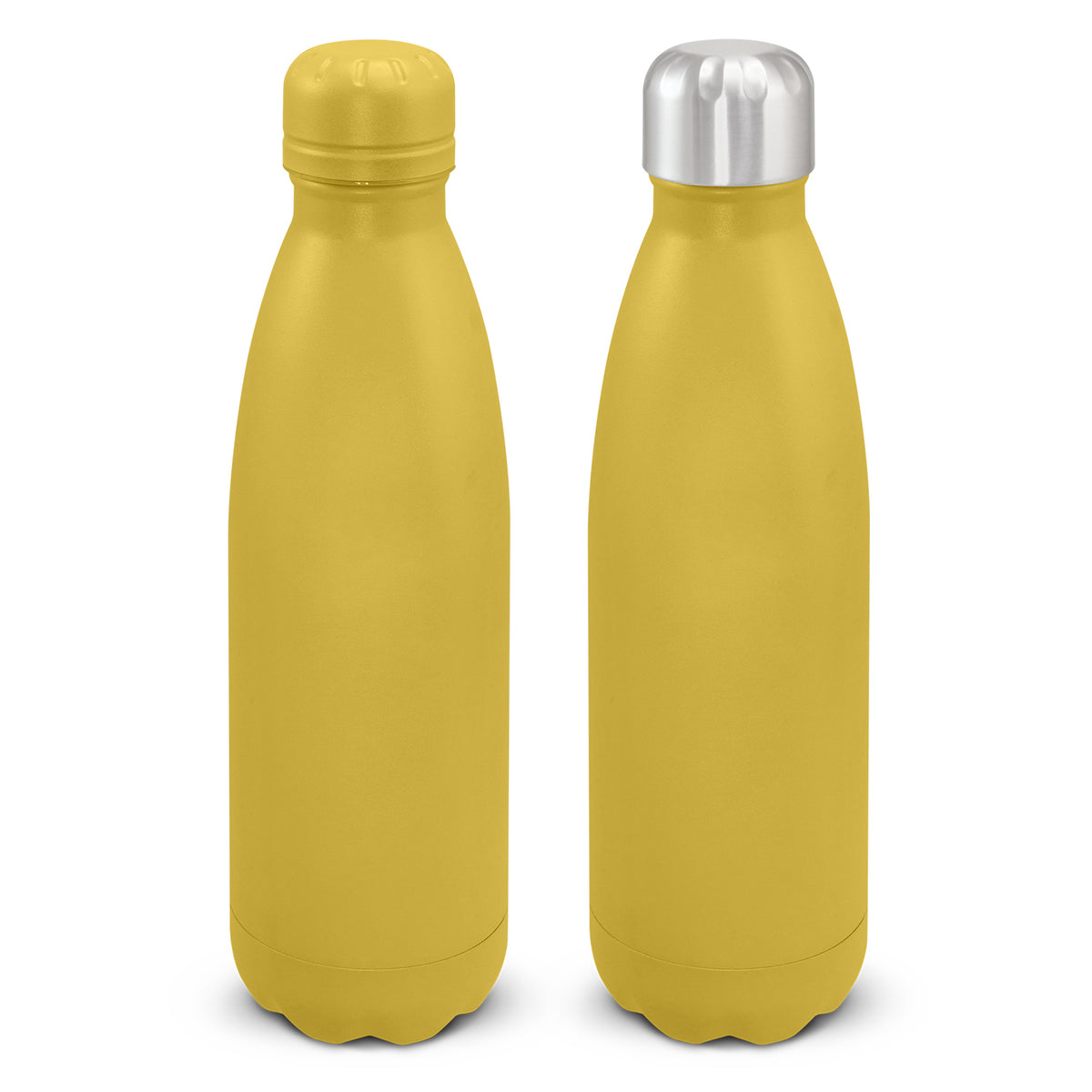 Mirage Powder Coated Vacuum Bottle - Mustard