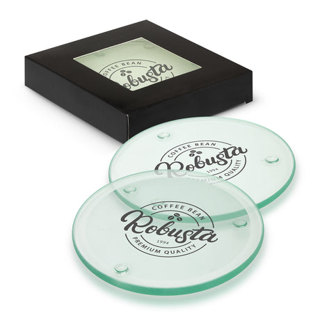 Venice Glass Coaster - Set of 4 - Round - Main