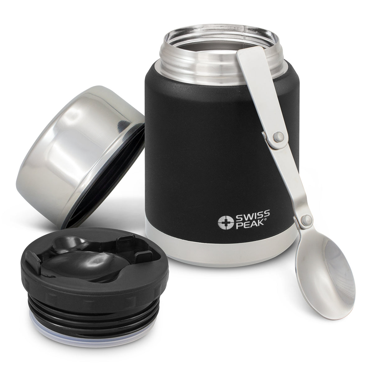 Swiss Peak Elite Copper Vacuum Food Container - Open