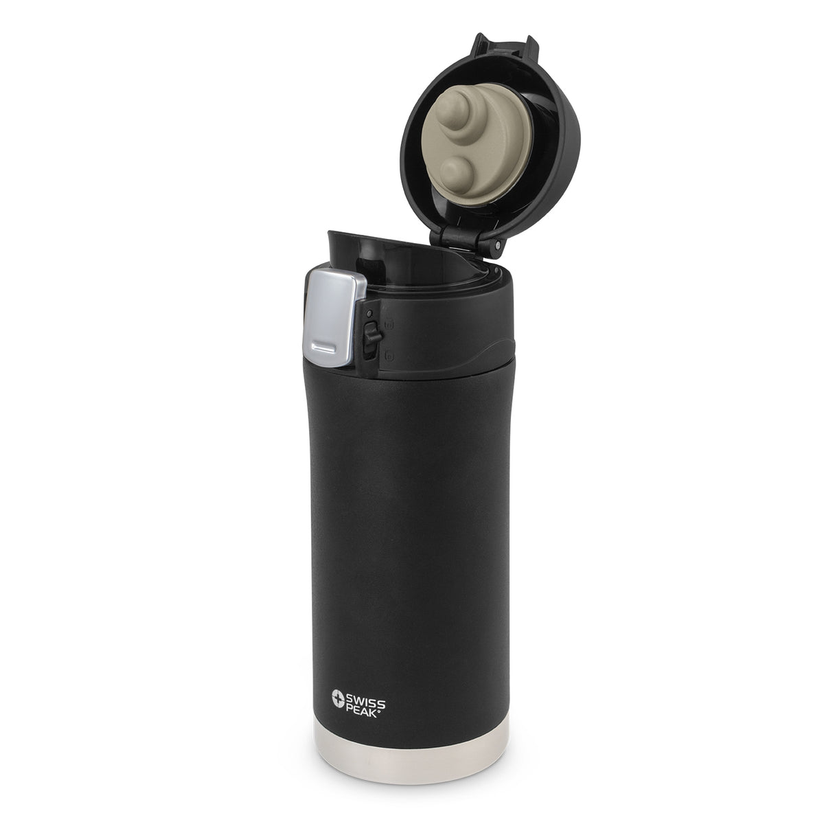 Swiss Peak Elite Copper Vacuum Mug - Open