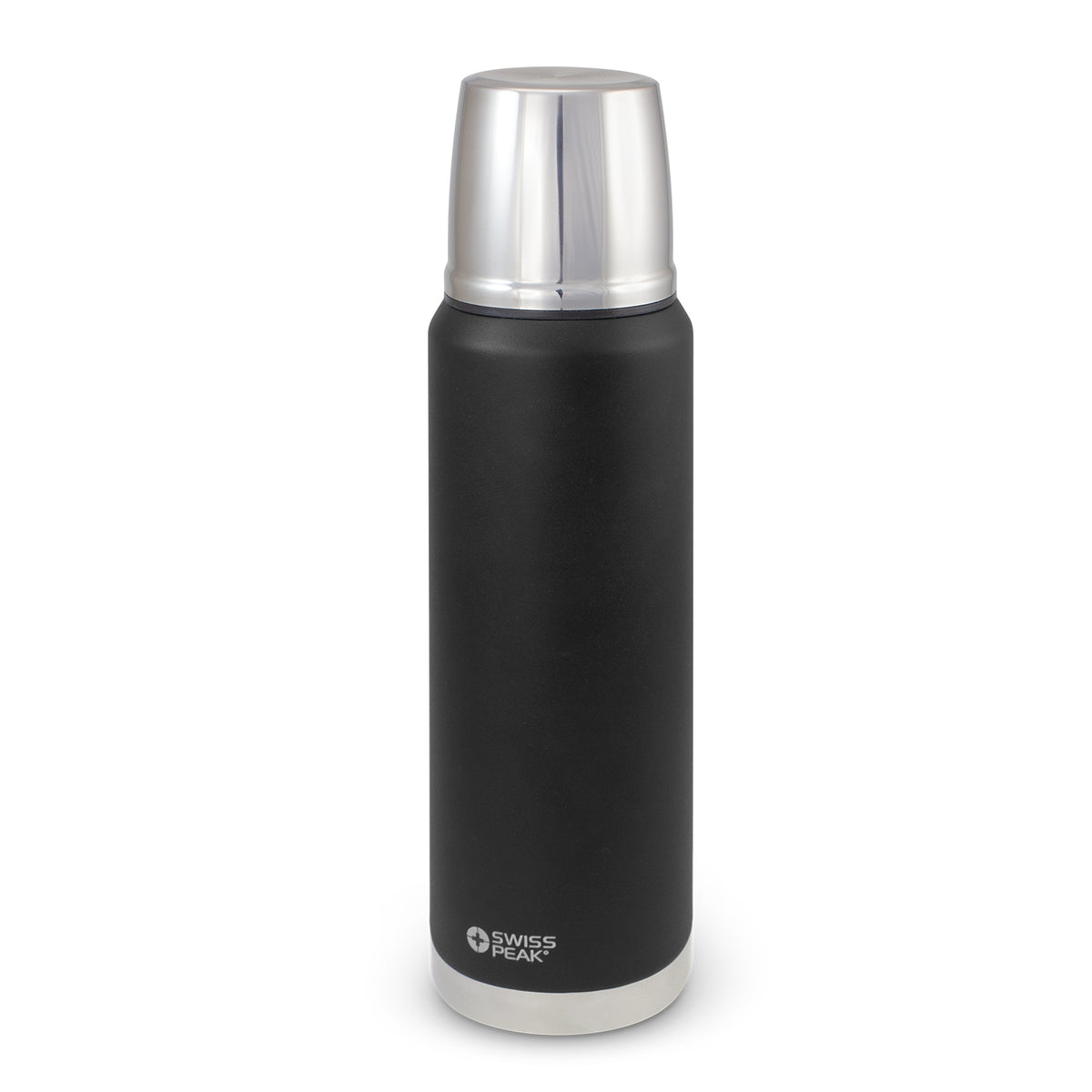 Swiss Peak Elite Copper Vacuum Flask - Black