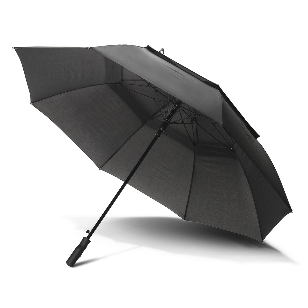 Swiss Peak Tornado 76cm Storm Umbrella - Black