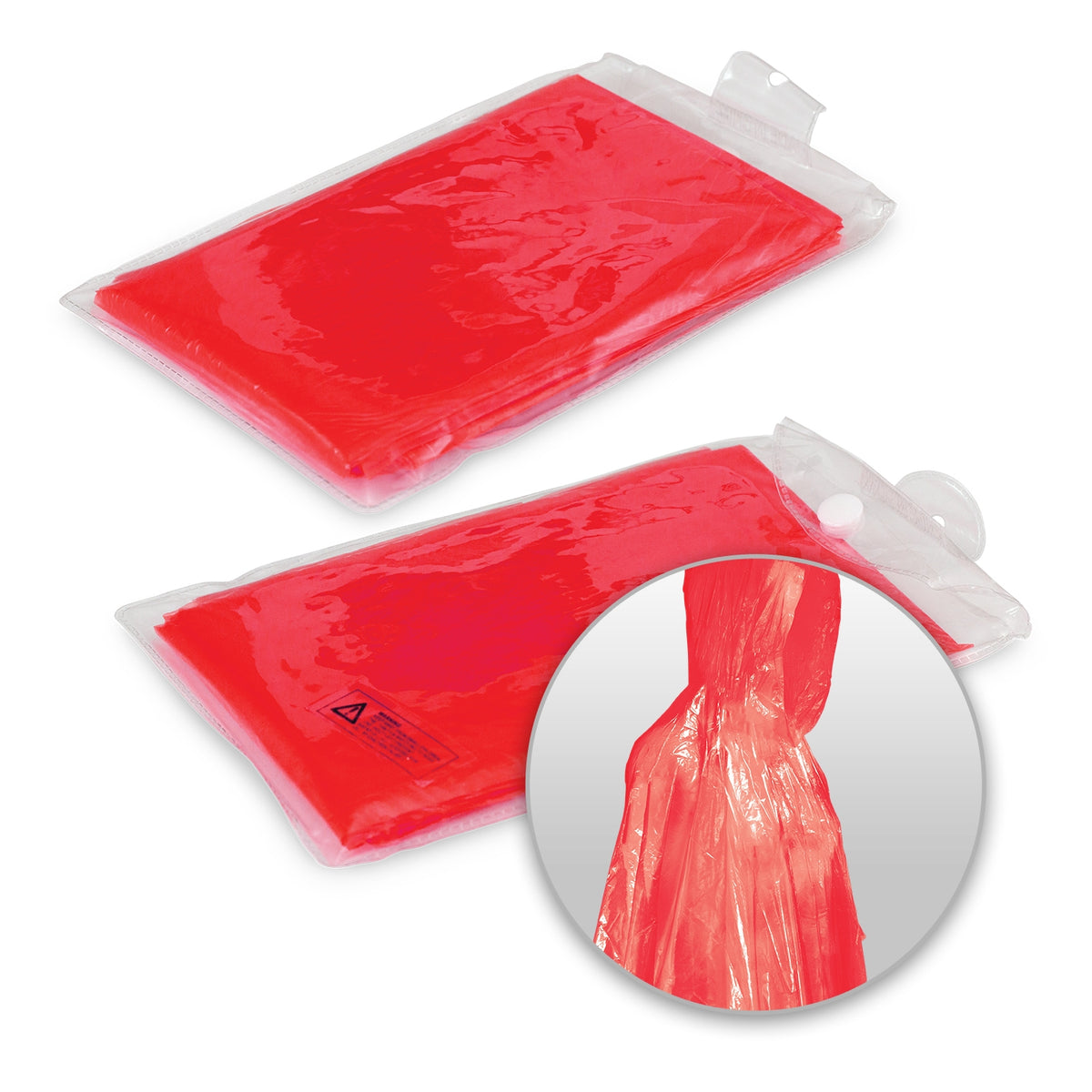 Emergency Poncho - Red