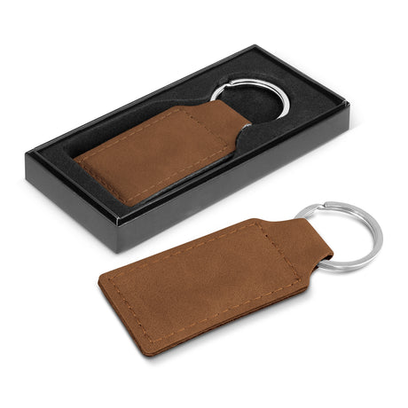 Ashton Key Ring - Tan Brown