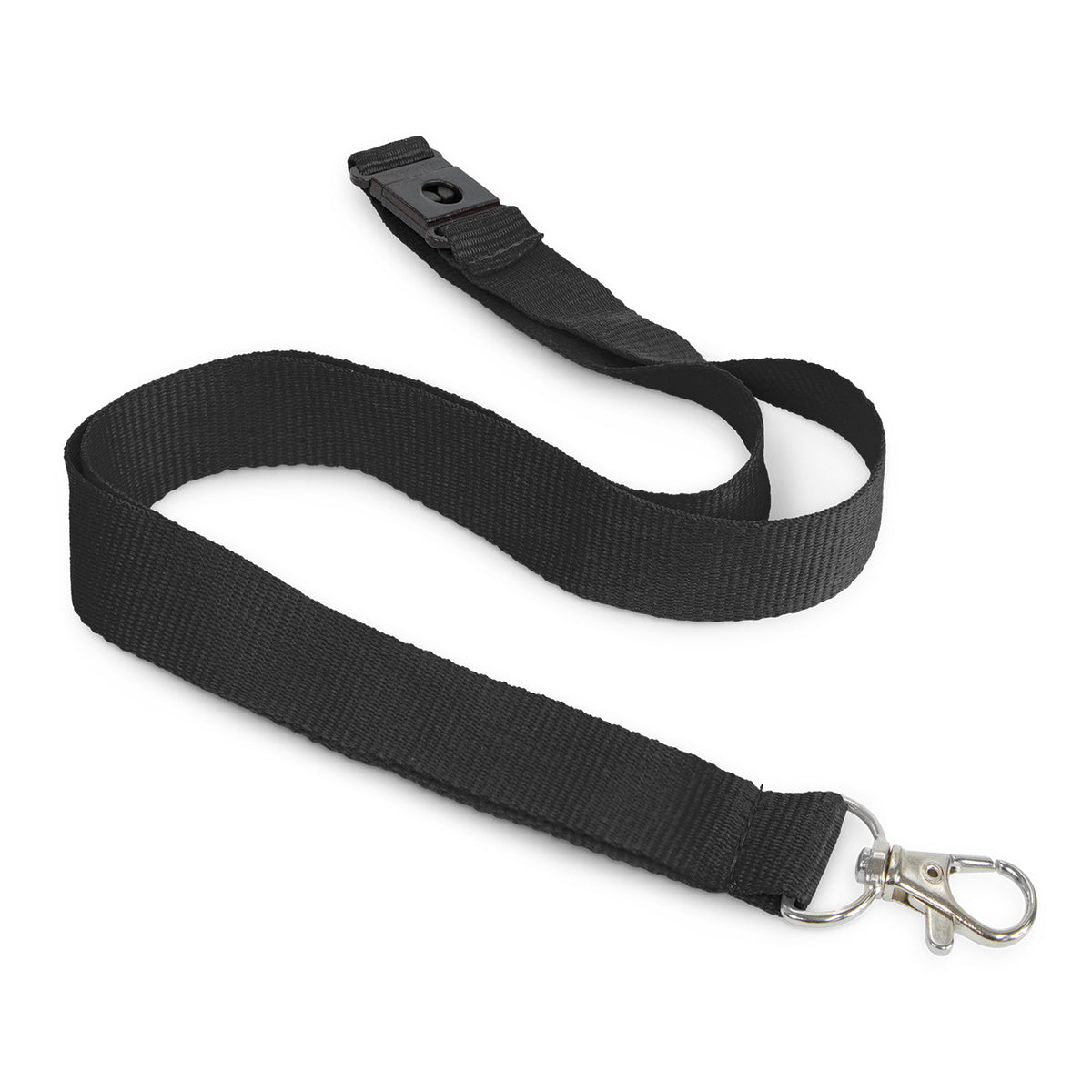 Cotton Lanyard - Black