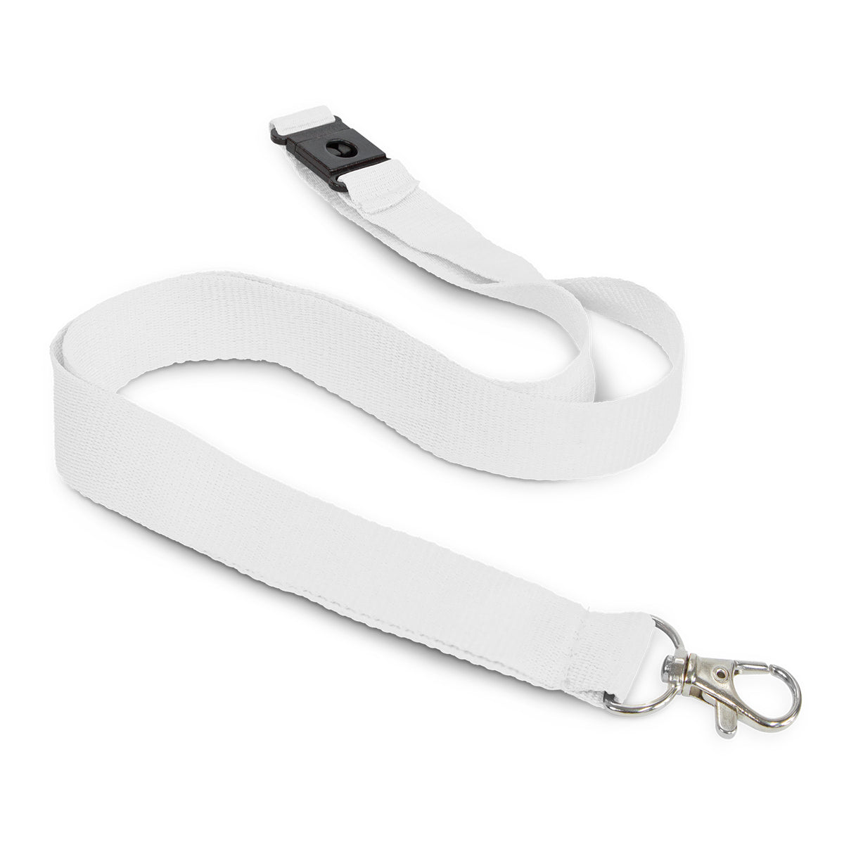 Cotton Lanyard - White