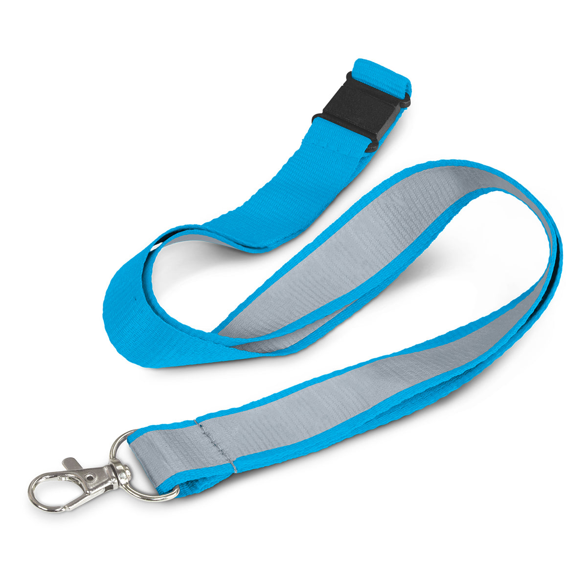Reflector Lanyard - Light Blue