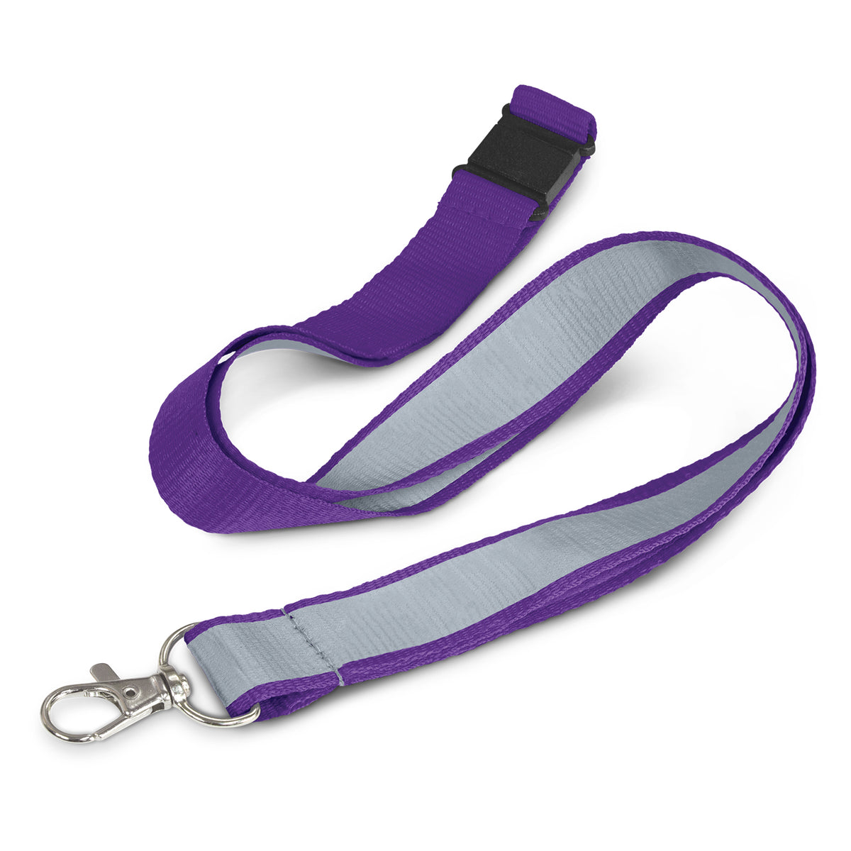 Reflector Lanyard - Purple