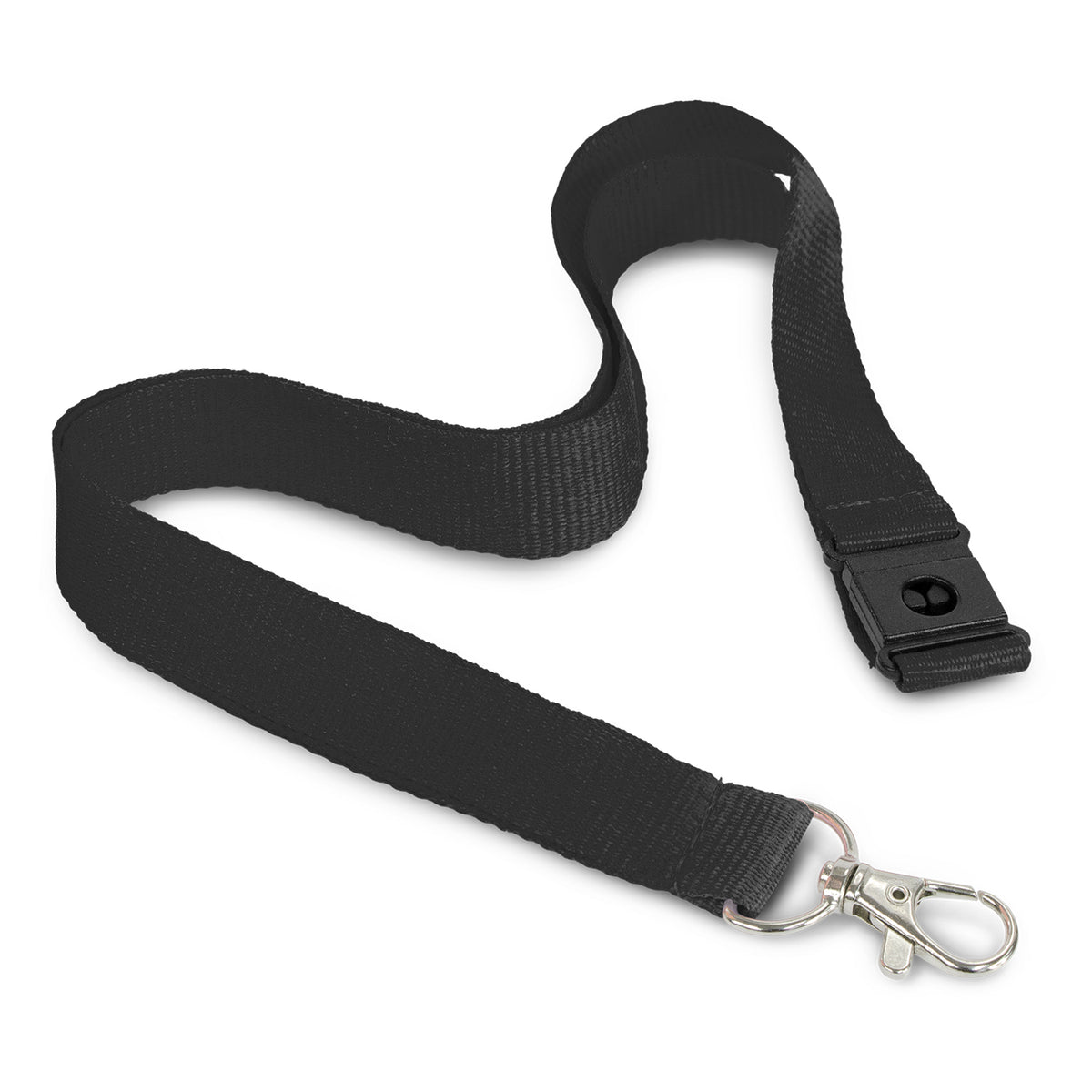 3D Logo Lanyard - Black