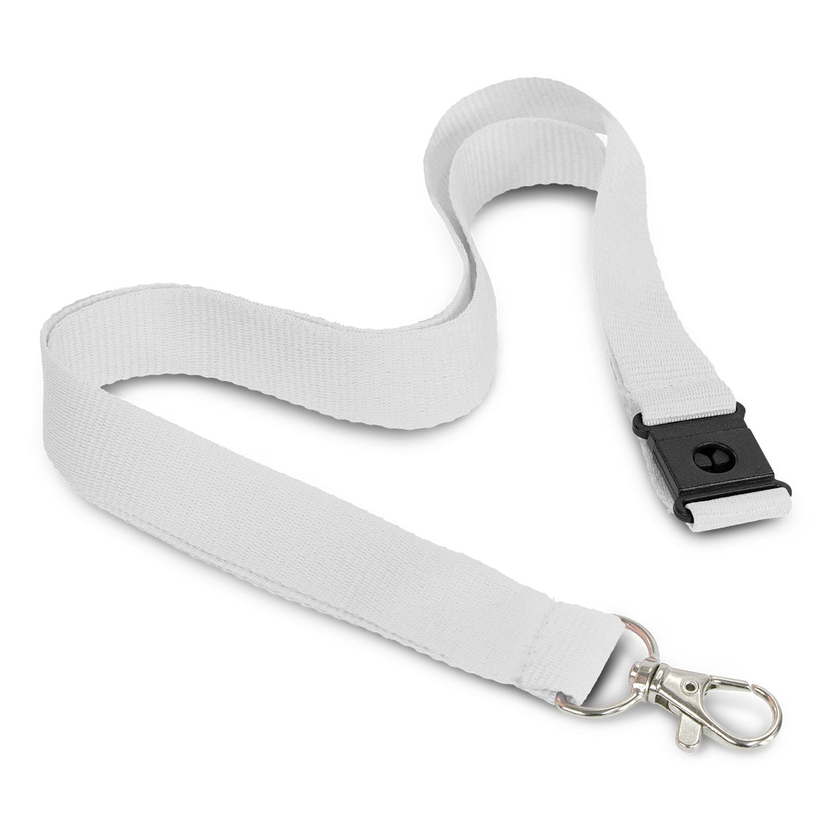 3D Logo Lanyard - White