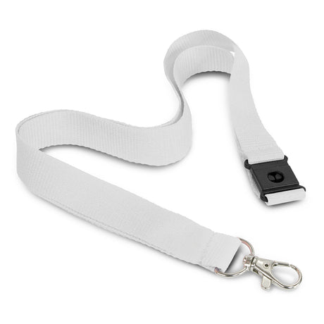 3D Logo Lanyard - White