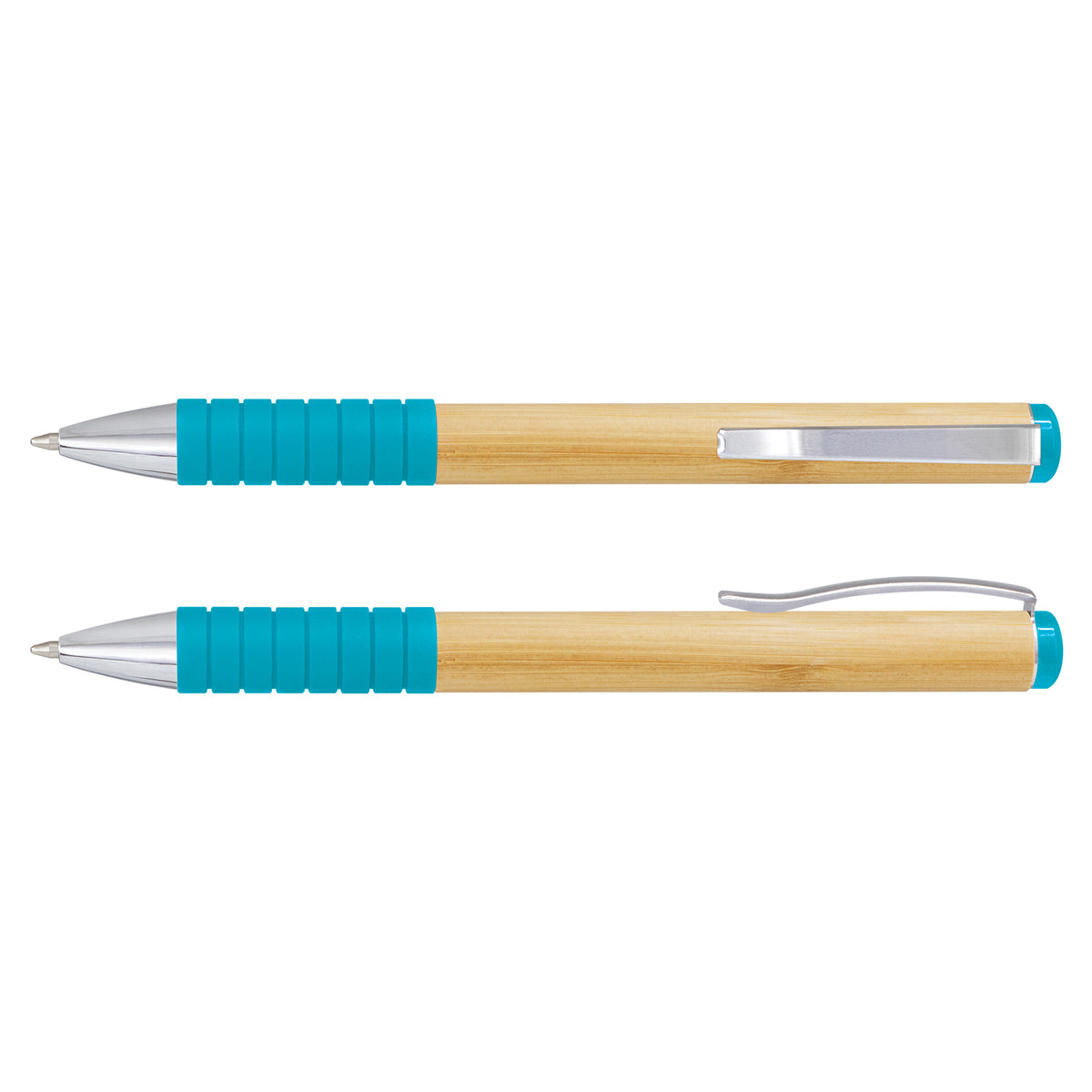 Bamboo Twist Pen - Light Blue