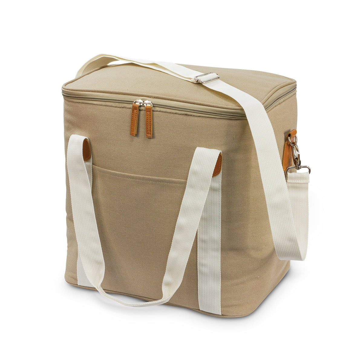 Canvas Cooler Bag - Beige