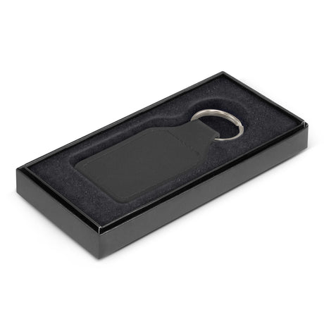 Prince Leather Key Ring - Square - Gift Box