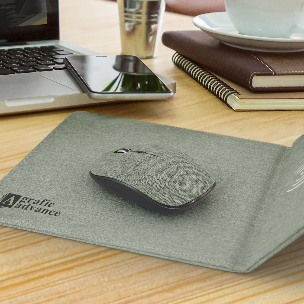 Greystone Wireless Charging Mouse Mat - Feature