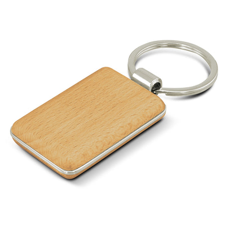 Echo Key Ring - Rectangle - Natural