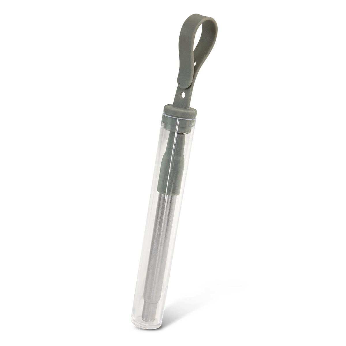 Telescopic Straw with Case - Grey