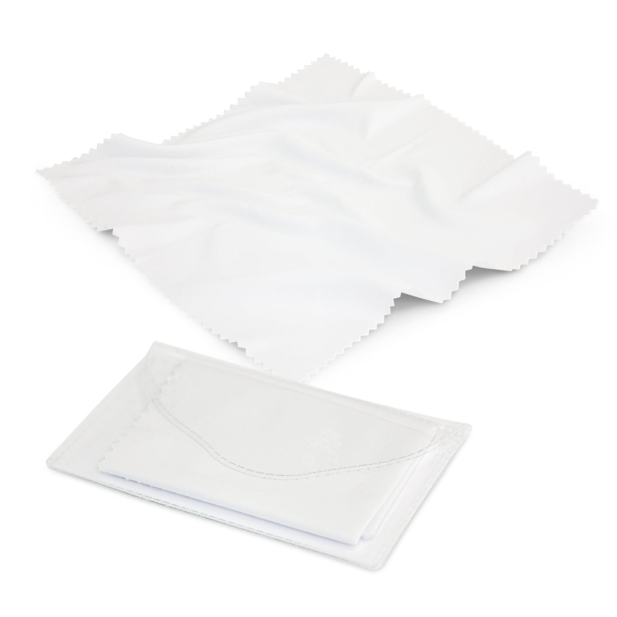 Lens Microfibre Cleaning Cloth - White