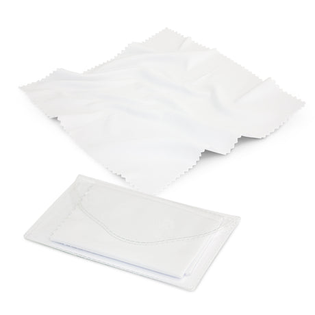 Lens Microfibre Cleaning Cloth - White