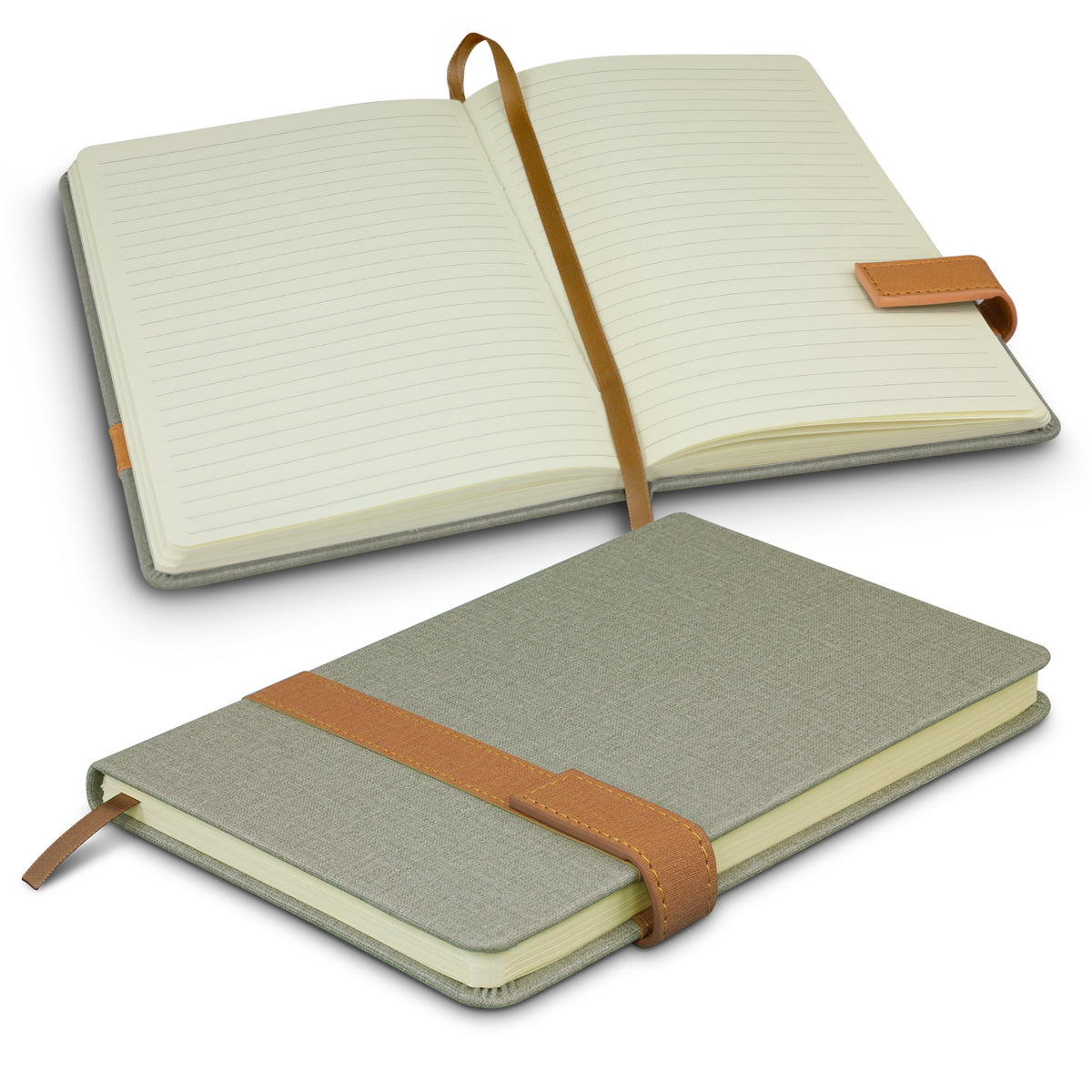 Nirvana Notebook - Grey/Brown