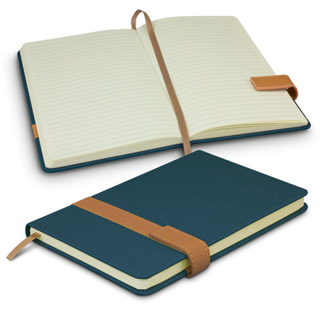 Nirvana Notebook - Navy/Brown