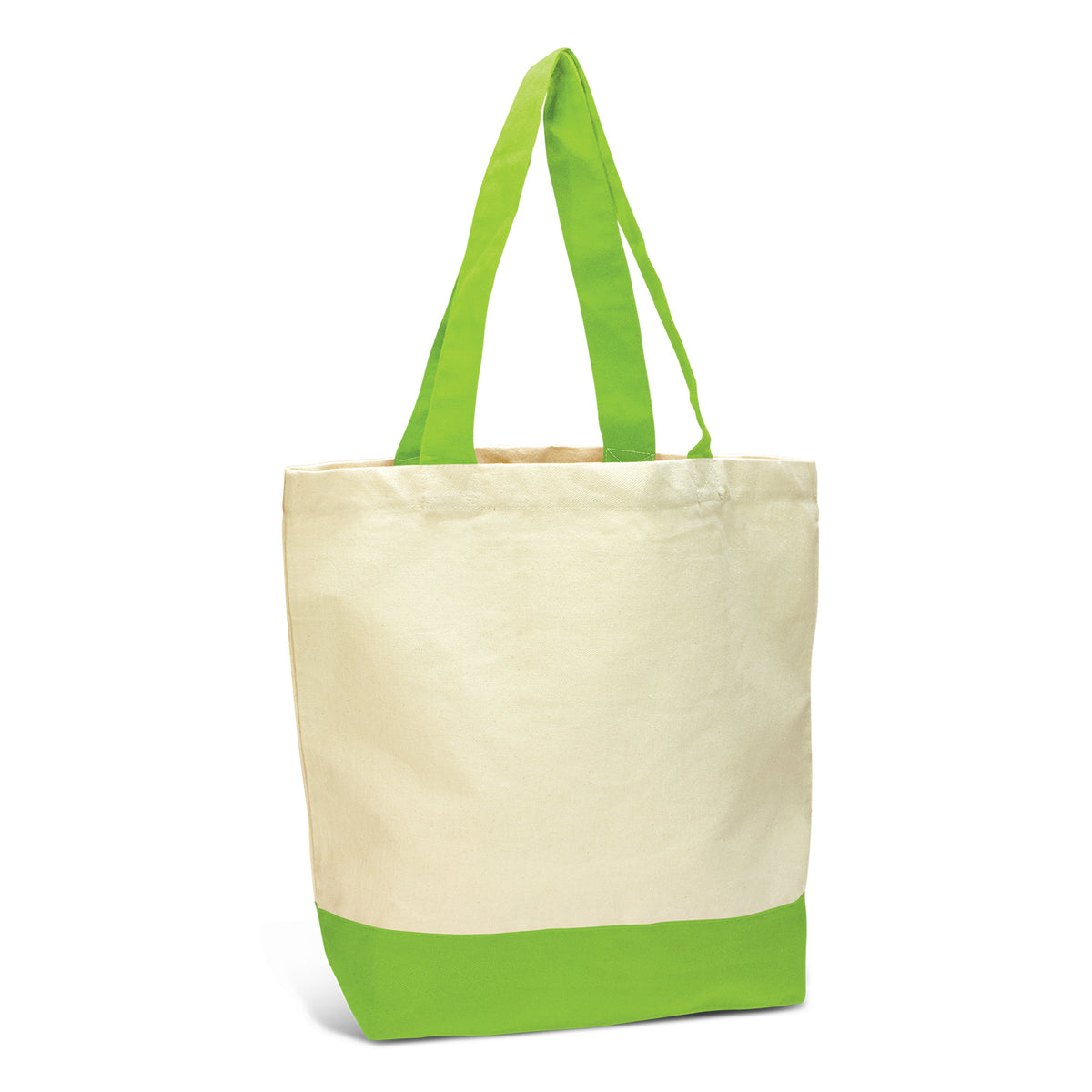Sedona Canvas Tote Bag - Bright Green