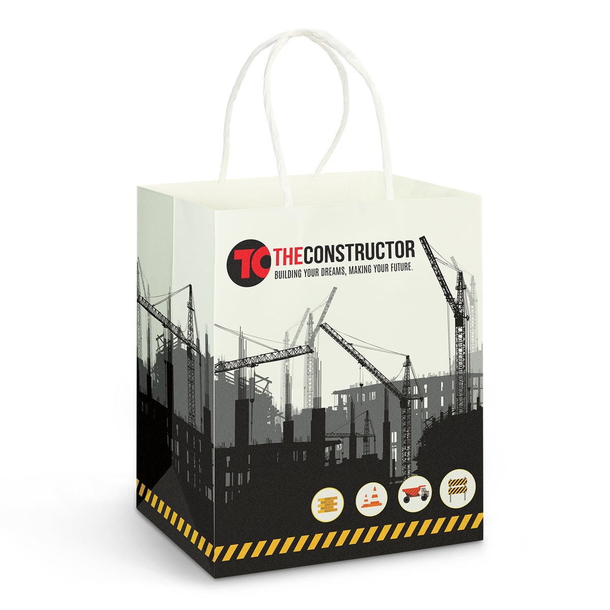 Medium Paper Carry Bag - Full Colour - Main