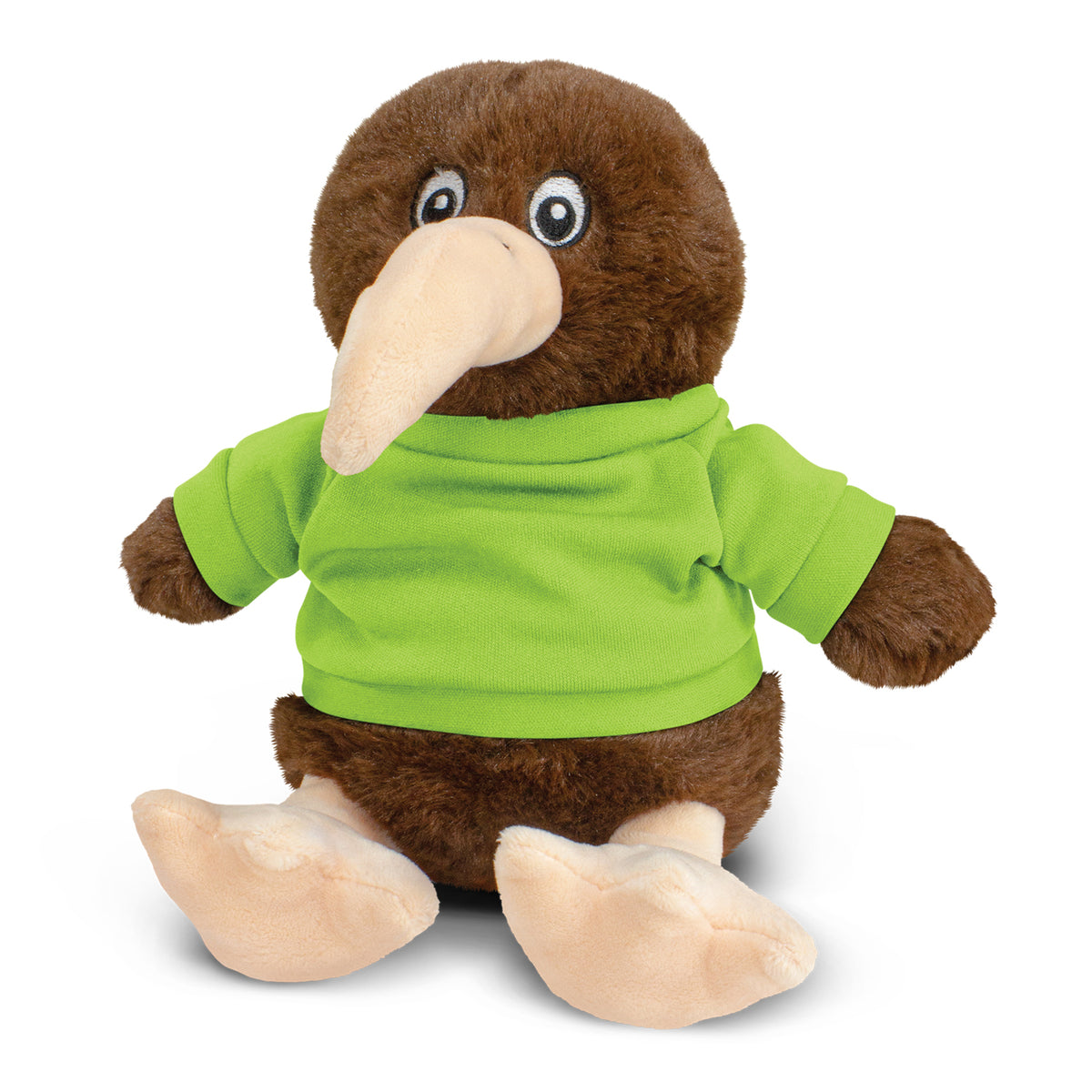 Kiwi Plush Toy - Bright Green