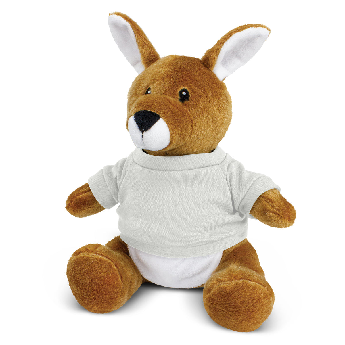 Kangaroo Plush Toy - White