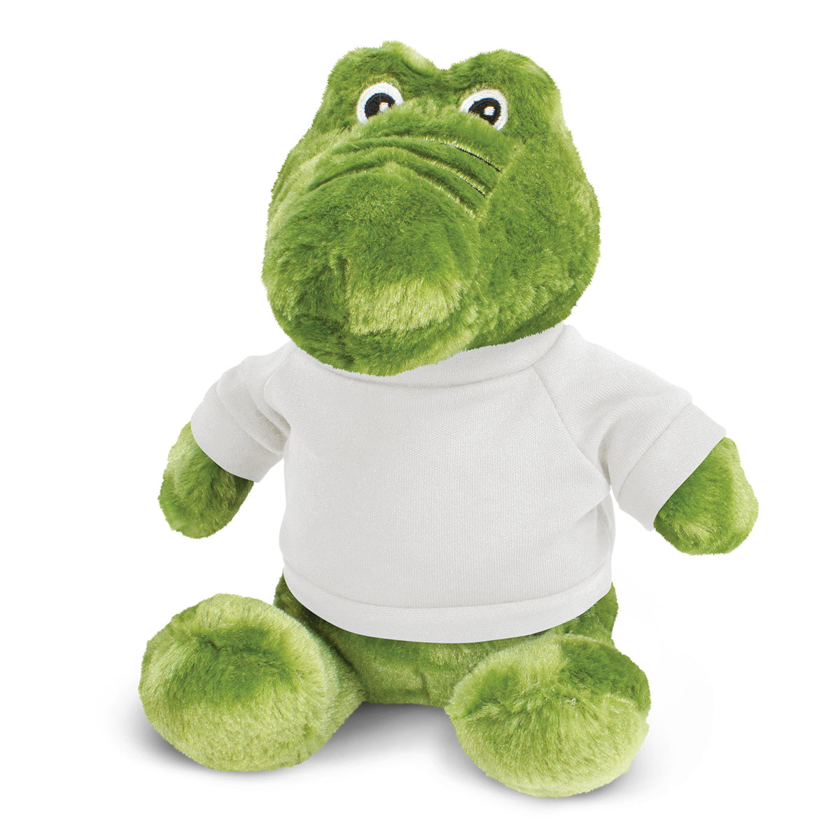 Crocodile Plush Toy - White