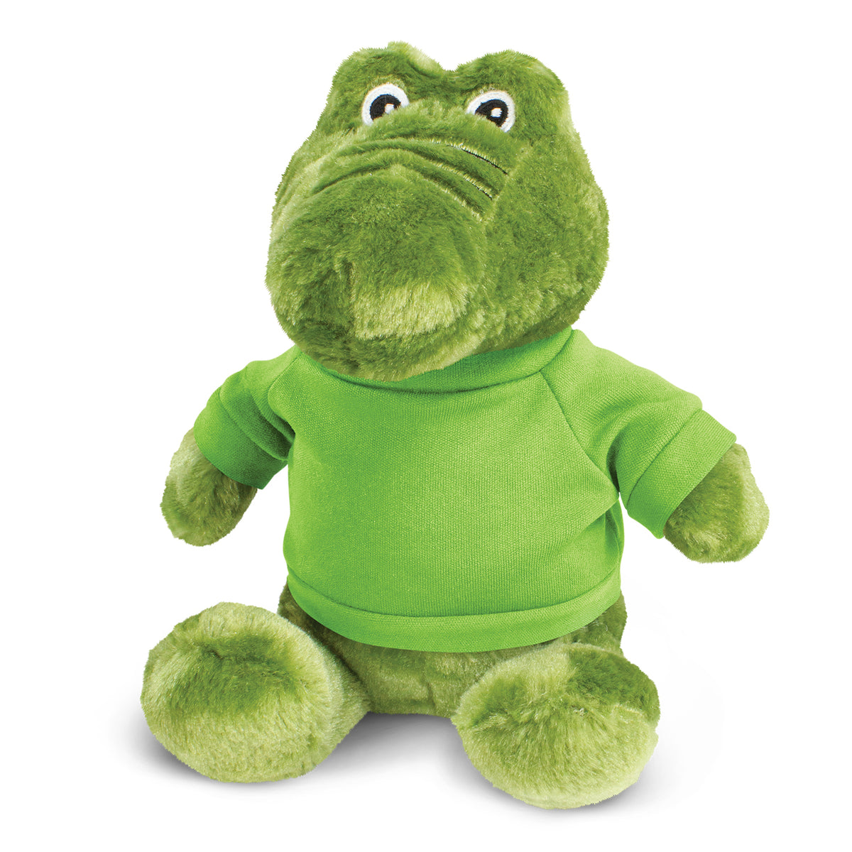 Crocodile Plush Toy - Bright Green