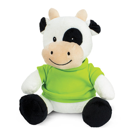 Cow Plush Toy - Bright Green