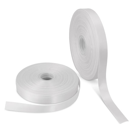 Personalised Ribbon 25mm  - Full Colour - White