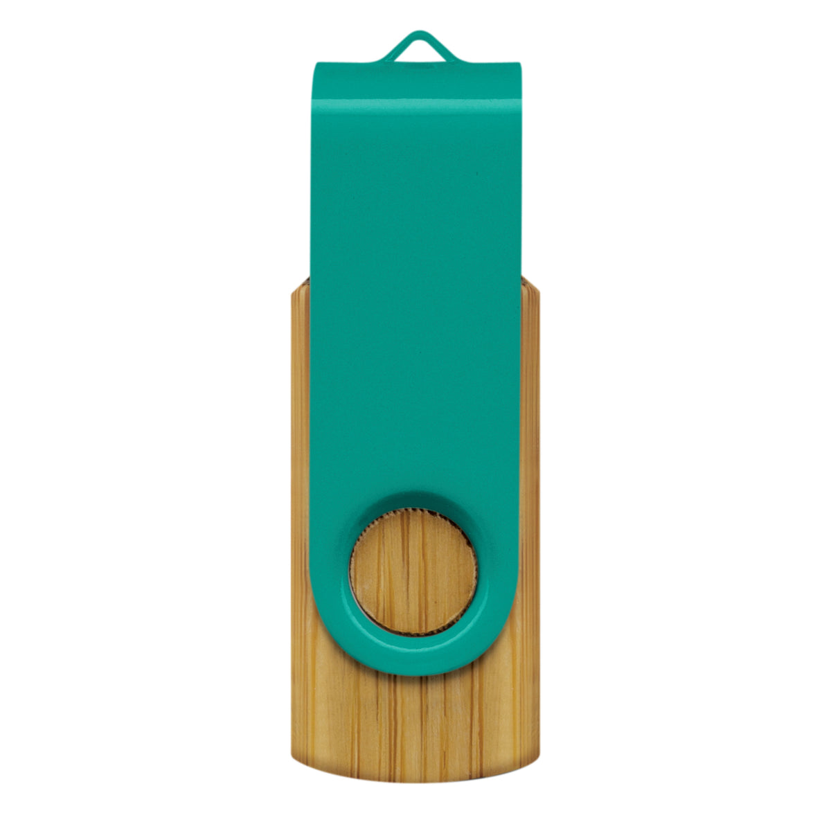 Helix 4GB Bamboo Flash Drive - Teal
