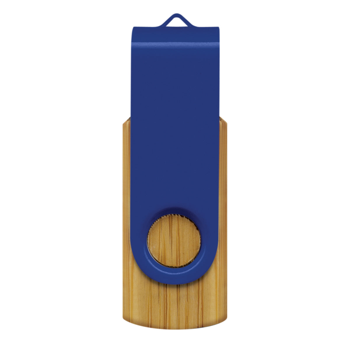 Helix 4GB Bamboo Flash Drive - Dark Blue