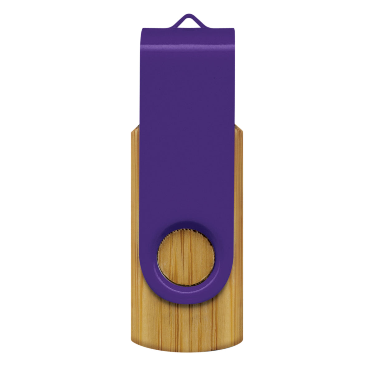 Helix 4GB Bamboo Flash Drive - Purple