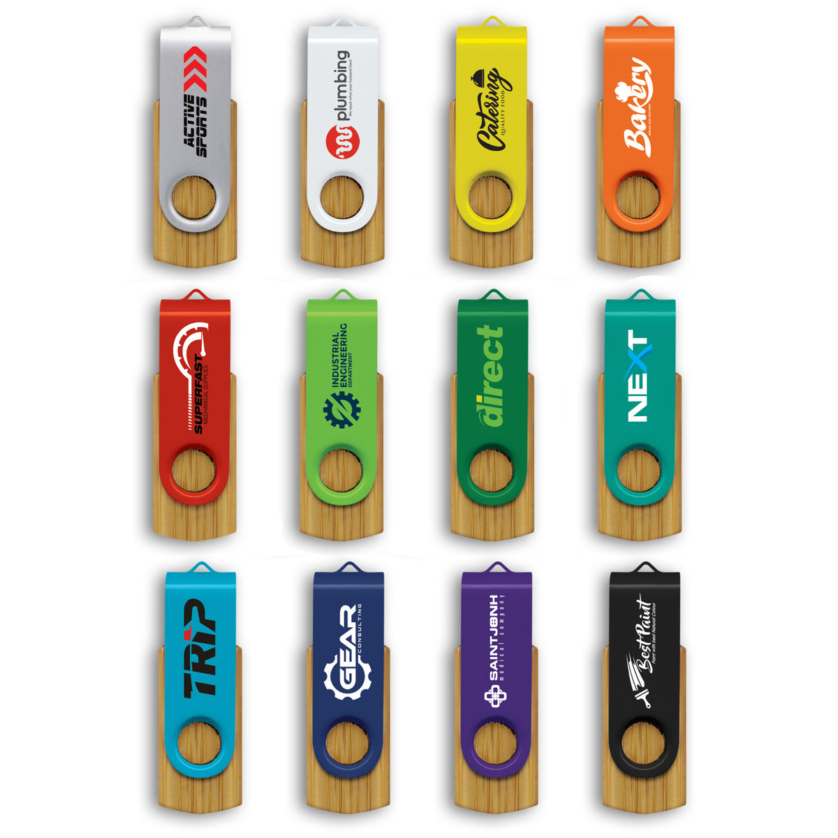 Helix 4GB Bamboo Flash Drive - Feature