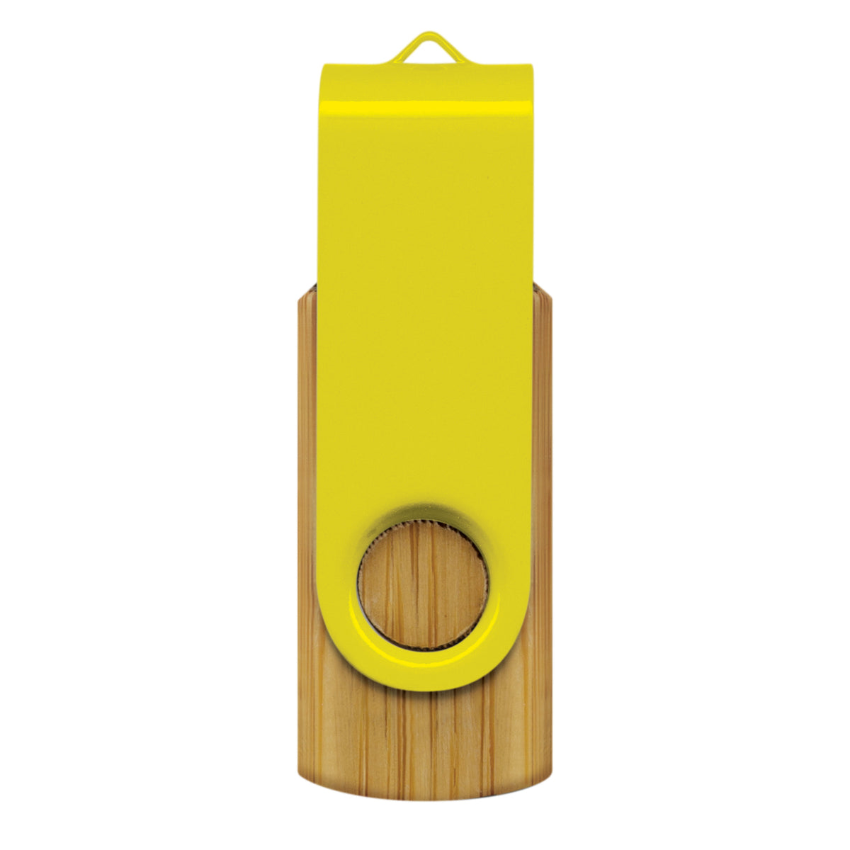Helix 4GB Bamboo Flash Drive - Yellow