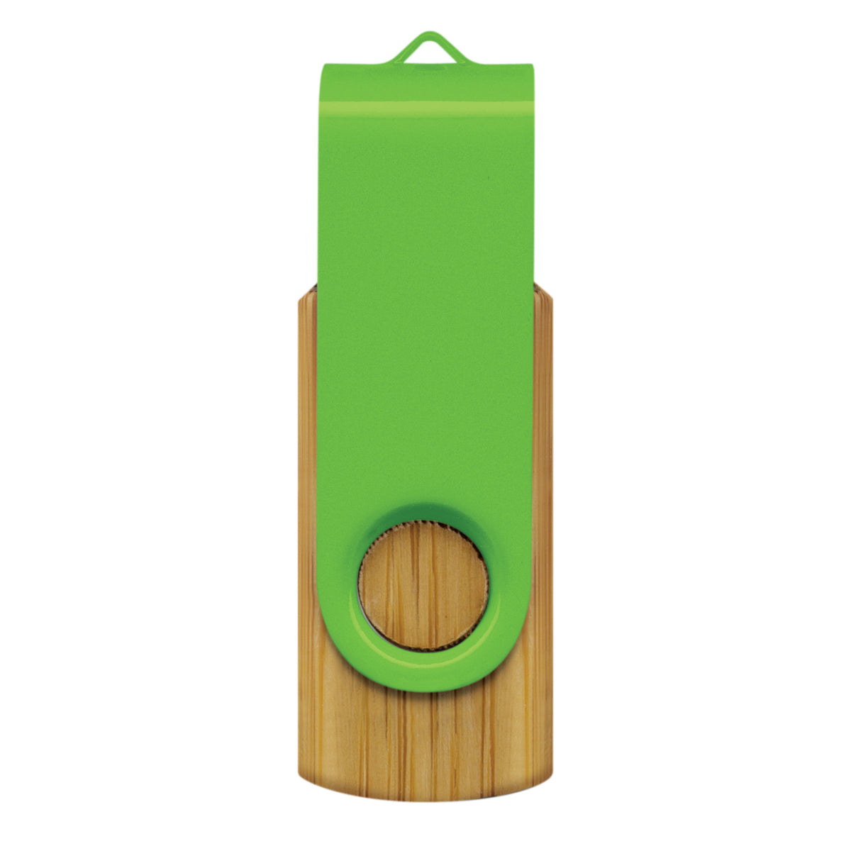 Helix 4GB Bamboo Flash Drive - Bright Green