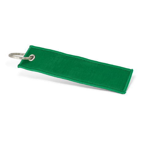Woven Key  Ring - Dark Green