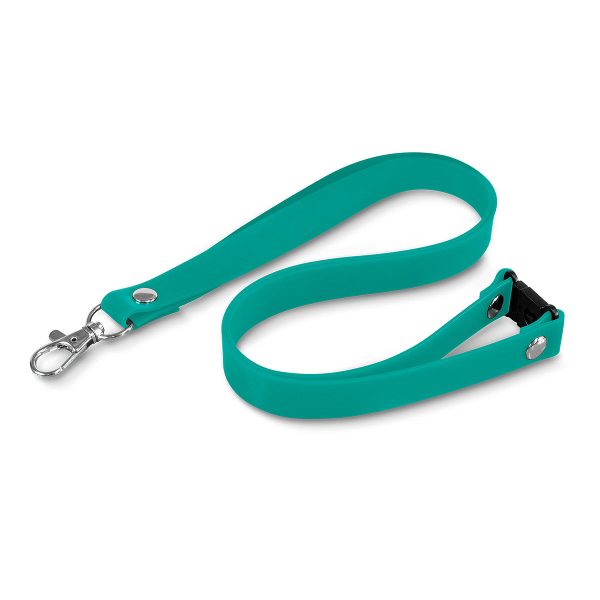 Silicone Lanyard - Teal