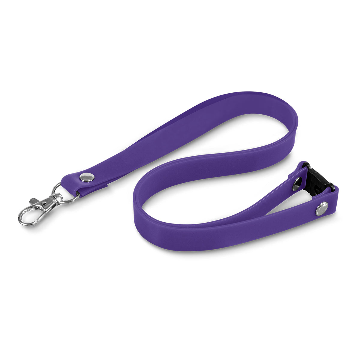 Silicone Lanyard - Purple