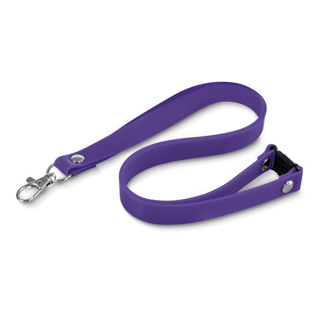 Silicone Lanyard - Purple