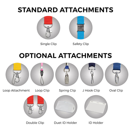 Silicone Lanyard - Attachments