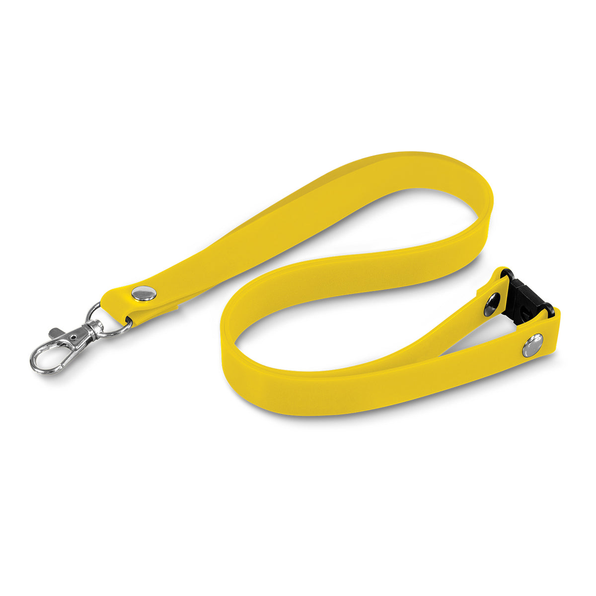 Silicone Lanyard - Yellow