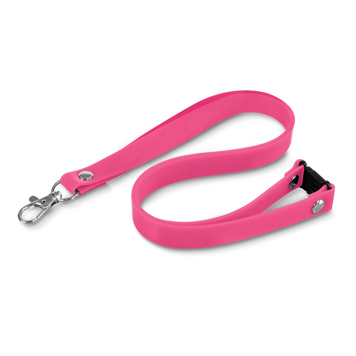 Silicone Lanyard - Pink