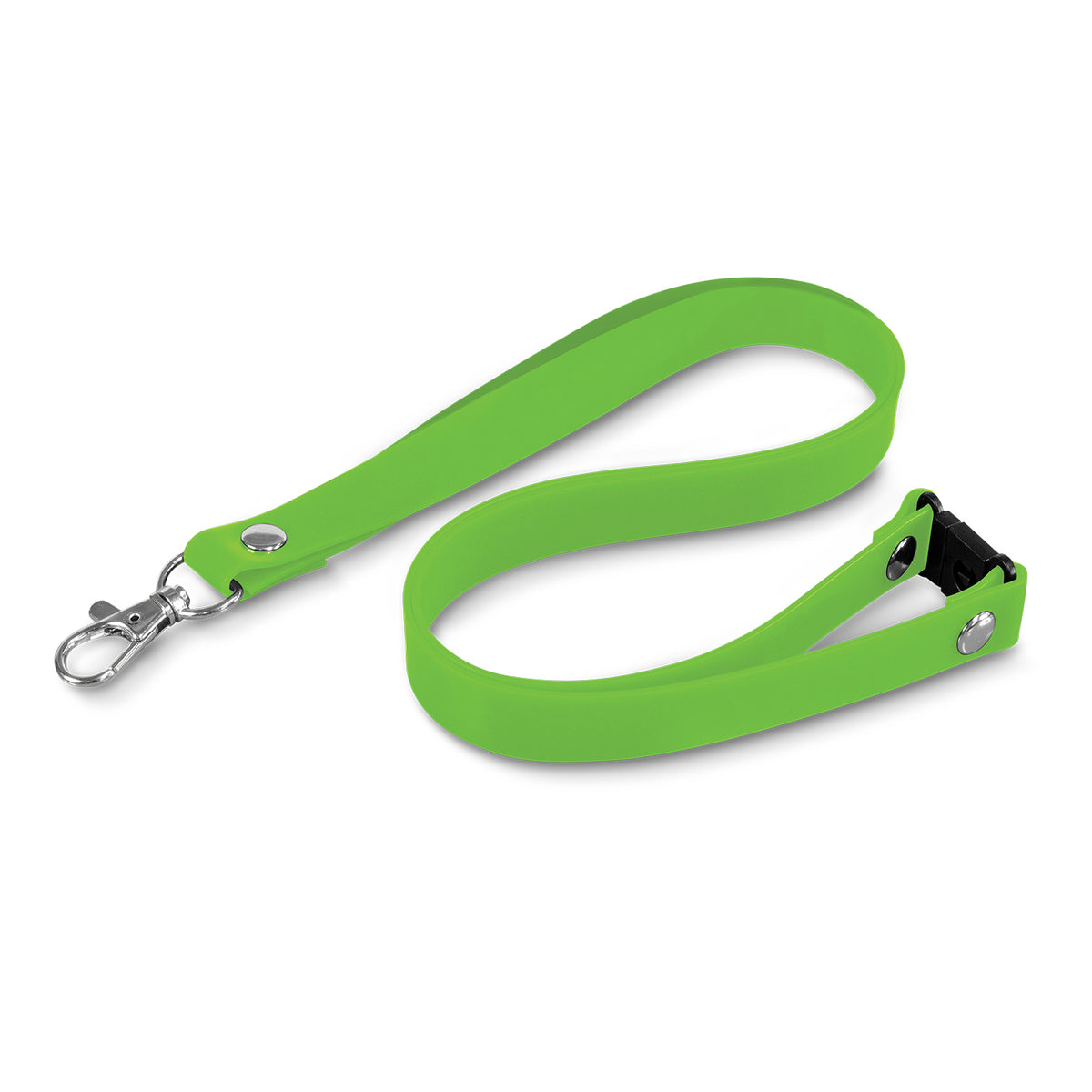 Silicone Lanyard - Bright Green