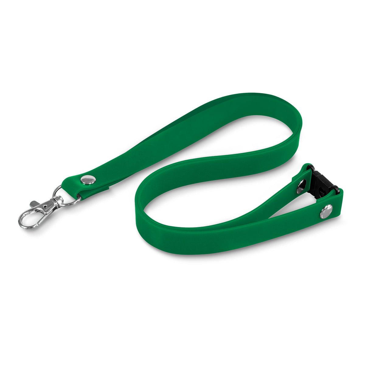 Silicone Lanyard - Dark Green